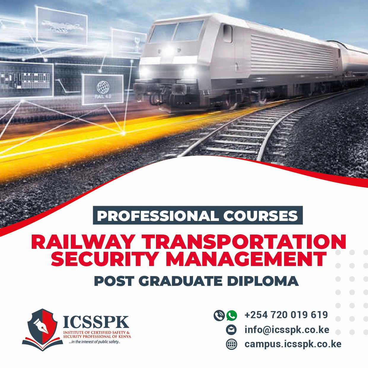 Post Graduate Diploma Railway Transportation Security Management
