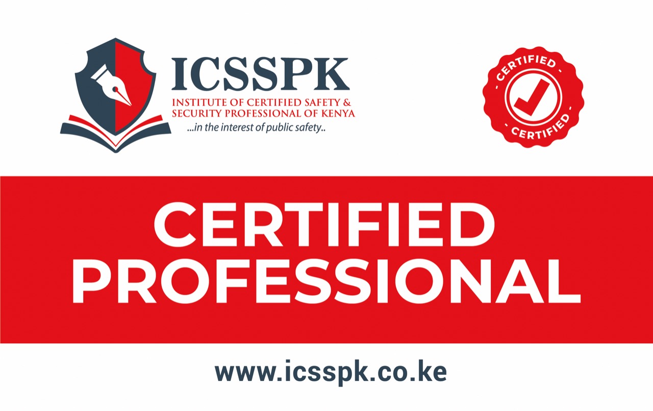 Certified Occupational Safety and Health Professional.